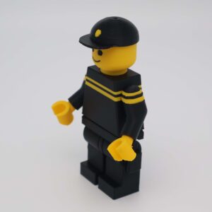 Lego-look Politieagent – Kunstobject (9 cm hoog) - Afbeelding 3