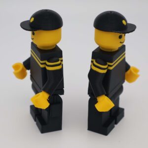 Lego-look Politieagent – Kunstobject (9 cm hoog) - Afbeelding 6