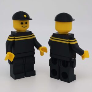 Lego-look Politieagent – Kunstobject (9 cm hoog) - Afbeelding 8